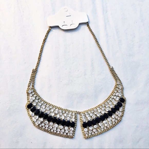 LAST ONE Jeweled Collar Necklace - Picture 2 of 4